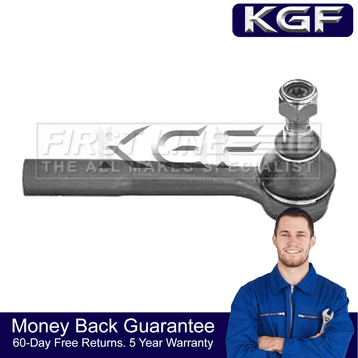 KGF Tie Rod End Fits Vauxhall Meriva 2010 1.2 CDTi 1.4 1.7 2 93196779